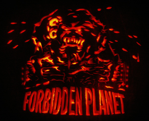 Pumpkin Carving: Monster from Forbidden Planet - Noel