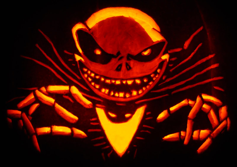 Pumpkin Carving: Jack Skellington - Justin