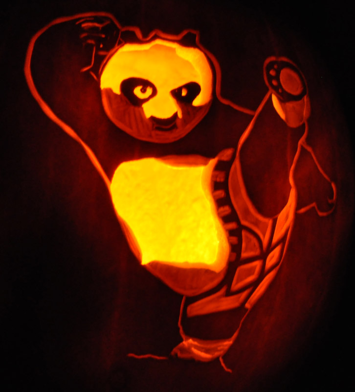 Pumpkin Carving: Kung Fu Panda - Nam