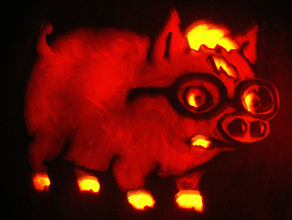 Pumpkin Carving: Harry Plopper - Sarah