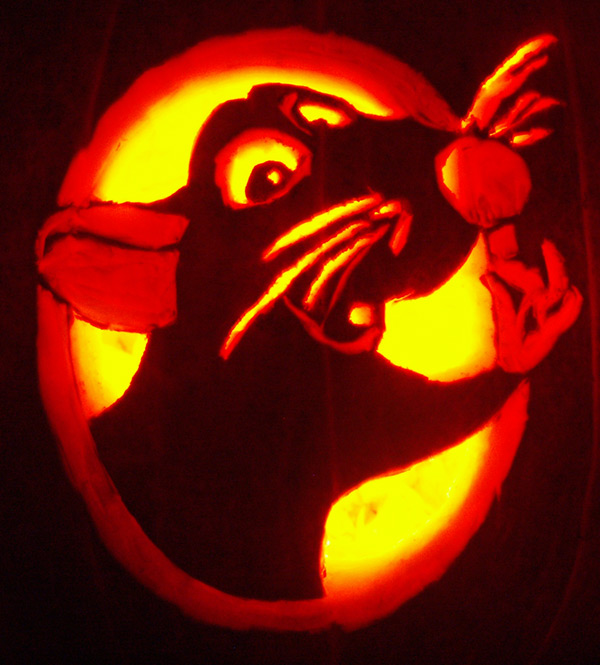 Pumpkin Carving: Ratatouille - Justin