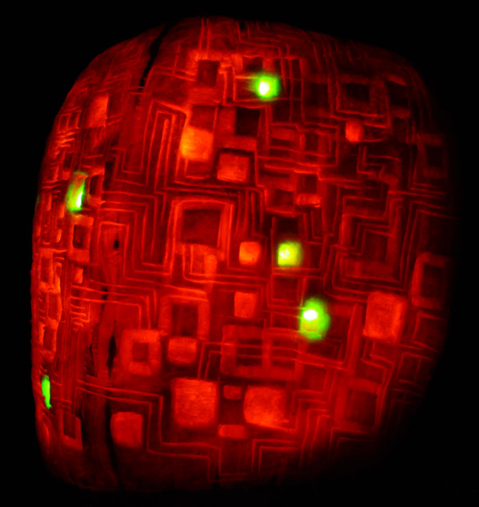 Pumpkin Carving: Borg Cube - Star Trek - Noel