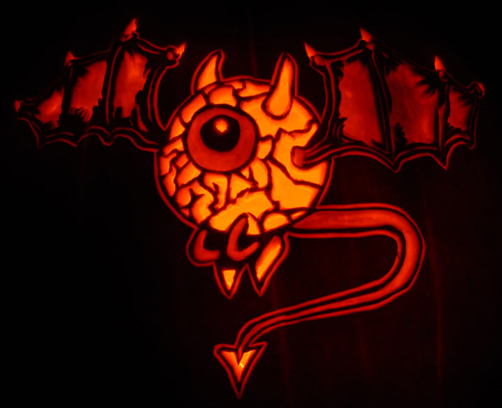 Pumpkin Carving: Flying Eye - Noel