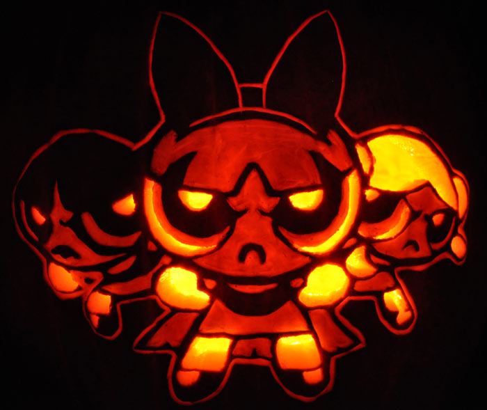 Pumpkin Carving: Powerpuff Girls - James