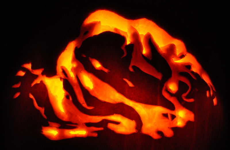 Pumpkin Carving: Banshee - Justin