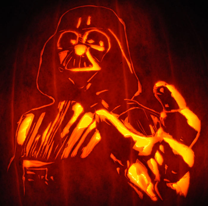 Pumpkin Carving: Darth Vader - Star Wars - Justin