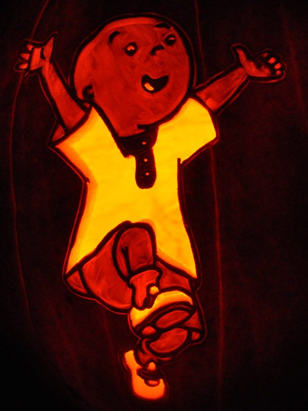 Pumpkin Carving: Caillou - Nam