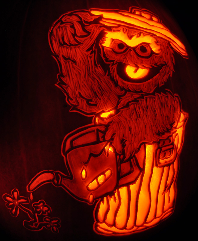 elmo pumpkin stencil